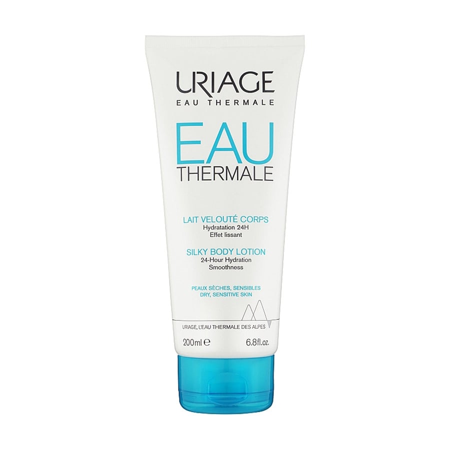 Шовковисте молочко для тіла Uriage Eau Thermal для сухої та чутливої шкіри, 200 мл